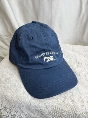 Princess Cruises Navy Logo Adjustable Baseball Cap Hat